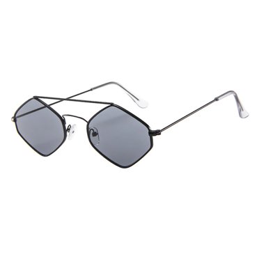 matoen Women Men Vintage Retro Sunglasses Rhombus Frame Sunglasses Unisex Transparent Candy Color Glasses