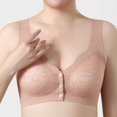 thumbnail image 2 of Yuzhih Womens Front Closure Everyday Bras Comfortable Wireless Bralettes V Neck Seamless Bra Wire Free Basic Bras, 2 of 7