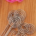 thumbnail image 2 of Abbracc 2xcarbon Steel Wire Assorted Shape Photo Clip Holders Round Shape 120x22mm , , 2 Pcs, 2 of 5