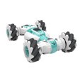 thumbnail image 1 of Green Mini Rc Stunt Car Remote Control Toy 4Wd Drift Vehicle With 360 Degree Rotation Function 6.97X4.33X1.89 Inches 1.01 Lbs, 1 of 8