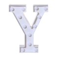 thumbnail image 1 of TopLLC Alphabet LED Letter Lights Light Up White Plastic Letters Standing Hanging A-M & on Clearance, 1 of 3