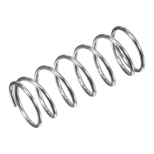 Unique Bargains 15mmx1.2mmx36mm 304 Stainless Steel Compression Spring 15.7N Load Capacity, 10pcs