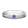 thumbnail image 1 of Classic Bezel Set Birthstone Ring - Blue Sapphire (September), 1 of 4