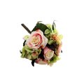 thumbnail image 1 of Xingzhi Artificial Flowers Bouquet Fake Hydrangea Heads Realistic Roses Party Home Decorative Table Wedding Display Decoration Champagne, 1 of 6