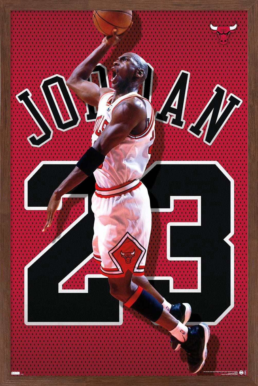 Michael Jordan - Jersey Wall Poster