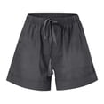 thumbnail image 4 of TIMIFIS Womens Comfy Drawstring Casual Elastic Waist Pocketed Shorts - Summer, 4 of 6