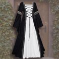 thumbnail image 3 of Babysbule Robe pour Femmes Liquidation Robe Vintage Classique Médiévale Longueur au Sol Renaissance Gothique à Manches Longues, 3 of 3