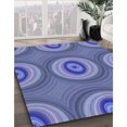 thumbnail image 3 of Ahgly Company Tapis d'Intérieur Lavables en Machine pour Rectangles de Transition Bleu Ciel, 5' x 8', 3 of 7