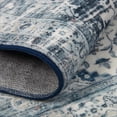 thumbnail image 2 of YUSAZENS 8 x 10 Vintage Persian Area Rug Distressed Washable Carpet, Anti-Slip Low-Pile Rug for Living Room, Bedroom, Modern Home Decor, Indoor Accent Rug Blue, 2 of 6
