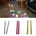 thumbnail image 3 of 2x Twisted Spiral Taper Candle for Christmas Wedding Holiday Party, 3 of 8