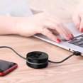 thumbnail image 3 of Multi Charging Cable, 3 in 1 Retractable USB Cable with Cell Phone Stand Data Cable Fast Charging Cable IP ,Micro USB, Type-C Charging Cable, 3 of 9