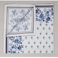 thumbnail image 4 of Vargottam Collection de Luxe Linge de Table Décor Serviette en Coton Tissu Imprimé Serviettes Réutilisables Ensemble de 4, 20 X 20 - Floral Aquarelle Monochrome, 4 of 6