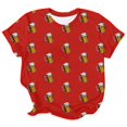 thumbnail image 3 of Men's Casual Short Sleeve T Shirt With Beer Print Comfortable Round Neck Tee For Daily Wear Spring Summer Fall Basic Top, 3 of 3