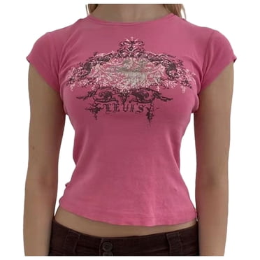 LUOGENLI Female T-shirts for Womens Ladies' Fashionable Casual Trend Top Short Sleeved T Shirt Womens T-shirts Graphic Tees Funny Summer Clothes T-shirts for Women Graphic Tee St. Patrick's Day S
