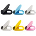 thumbnail image 4 of Ruiboury Folding Desktop Tablet Support Portable Plastic PC Holder Smartphone Bracket Pink 1Set, 4 of 6