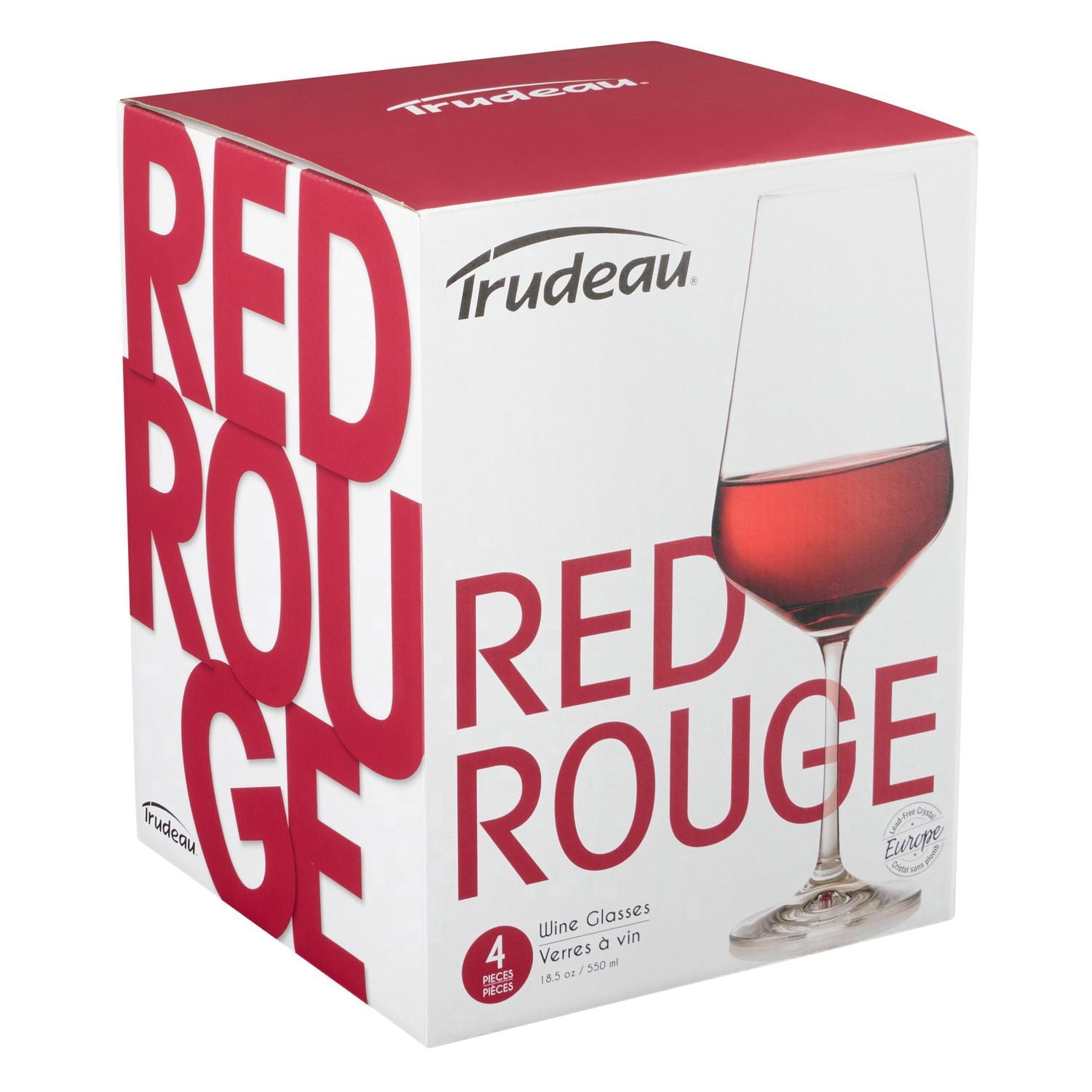 RUBY VERRES A VIN ROUGE 550ML BTE/4