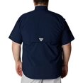 thumbnail image 4 of PFG Bahama II Short Sleeve Shirt, XXL, Collegiate Navy, 4 of 9