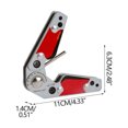 thumbnail image 3 of Oefntac Savings Adjustable Angle Welding Magnet Magnetic Welding of 77LBs Power Welding Accessory, 3 of 3