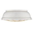 thumbnail image 1 of Golden Lighting 7312-FM16 FW Bartlett Flush Mount Ceiling Light, French White, 1 of 5