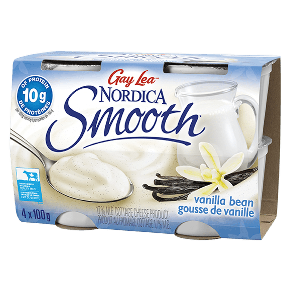 Nordica Smooth Vanilla Bean 4x100g