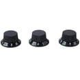 thumbnail image 2 of 3PCS Potentiometer  Knobs Guitar Control Knobs Tone Volume Control Knob Replacement For Electric Guitar Bass, 2 of 8