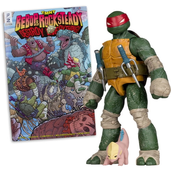McFarlane Toys - Teenage Mutant Ninja Turtles - Page Punchers - Raphael 5" Action Figure with Comic (TMNT)