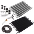 thumbnail image 2 of Mistaha Efficient Heat Dissipation Automotive Tubular Condenser - High-Quality Aluminum Alloy - Space-Saving Design - Energy Efficient - Easy Installation - Black - 4 Row, 2 of 7