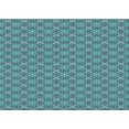 thumbnail image 1 of Ahgly Company Tapis Rectangulaire Lavable en Machine Turquoise Vert, 5 Pieds x 8 Pieds, 1 of 7