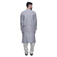 thumbnail image 3 of Atasi Designer Kurta Pajama For Men Printed Straight Kurta Set Summer Clothing, 3 of 5