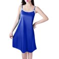 thumbnail image 1 of Dealovy Nuisettes pour Femmes à Bretelles Spaghetti Sans Manches Robe de Nuit Douce et Confortable Tenue de Nuit Courte Robe de Nuit Débardeur, 1 of 6