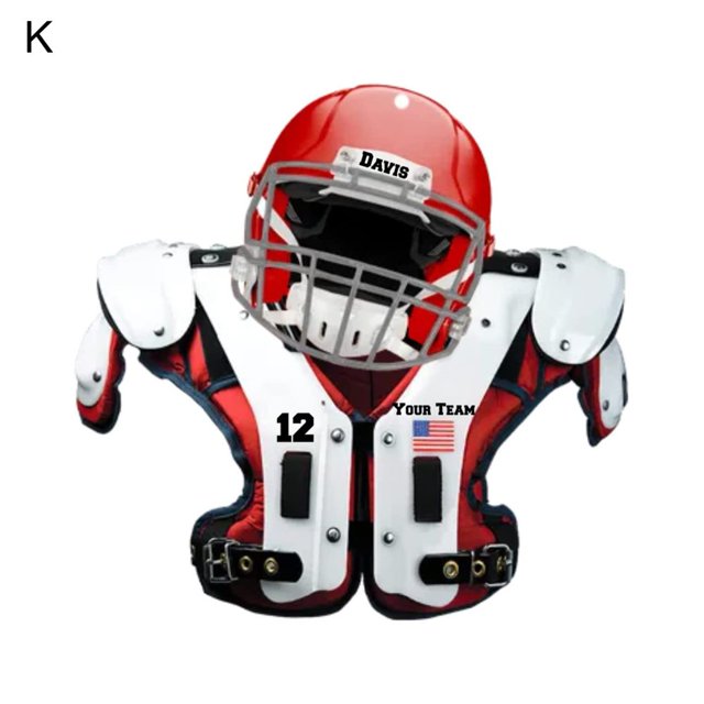 Car Adornment Present with Helmet Chic Sturdy Football Pendant