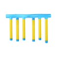 thumbnail image 1 of Catching Sticks Games Falling Sticks Catching Game Catch It Win It Reaction Game 3 Dropping Speeds Quick Reactions Training Toy Hand Coordination Adults C, 1 of 8