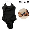 thumbnail image 2 of One Piece Swimsuits Women Bathing Suit V Neck Swimwear Tummy Control Monokini Sexy Cross Backless Swimming Suits, 2 of 5