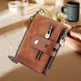 thumbnail image 3 of Xingzhi Mens Wallet Cowhide Leather Wallet Credit Card Holder RFID Bifold Brown, 3 of 8