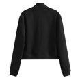 thumbnail image 3 of EQWLJWE Summer Saving Clearance ! Women'S Flying Bomber Jacket With Large Pockets Windproof And Warm Jacket, 3 of 3