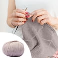 thumbnail image 1 of Boovnll Tool Kit, Wool Hand-Woven Medium Coarse Scarf Hat Overcoat Wool Merinoss Wool Wool Cashmeres Yarn, Tool Set, Home Essentials, Household Essentials, 1 of 5