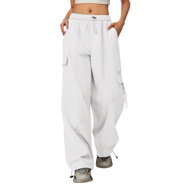 TIWEKE Trendy Girls Cargo Pants Casual High Waisted Jogger Loose Fit Style for Teens Comfortable Everyday Wear,Size L/155