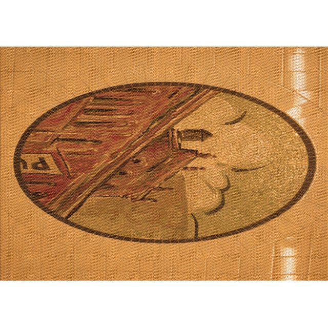 Ahgly Company Machine Washable Indoor Rectangle Transitional Mahogany Brown Area Rugs, 7' x 10'