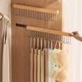 thumbnail image 1 of Yhmxh Closet Storage Clothes Storage Clothes Storage Bins Hanger Hook Clothes Rack Home Use Pull Out Wardrobe Drying Rack Underwear Storage Rack Telescopic Hanging Racks 12 Hooks telescopic hanger, 1 of 7