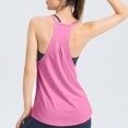 thumbnail image 4 of Chbgutlmr Workout Tops for Women U Neck Sleeveless Solid Color Racerback Athletic Gym Yoga Tops Camis, 4 of 4