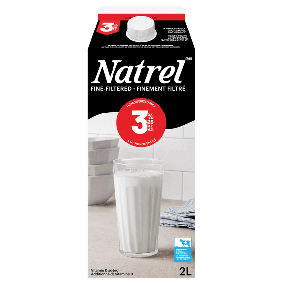 Natrel Finement Filtré 3,25 % Lait Homogénéisé