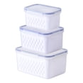 thumbnail image 1 of Bigersell Airtight Storage Container Discounts Sturdy Small Storage Containers for Organizing Rectangular Shape Recyclable Containers for Organizing Pantry Plastic Food Containers, 1 of 9