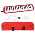 thumbnail image 1 of 37 Touches Piano Instrument de Musique Mélodique pour Débutants avec Sac de Transport (Rouge), 1 of 14