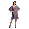 thumbnail image 4 of Moomaya Robe Courte de Caftan de Plage, Robe de Couverture Imprimée, Kaftan pour Femmes, Tenue de Plage, Couverture, 4 of 4