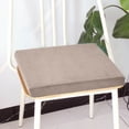 thumbnail image 1 of Sponge Cushion Velvet Solid Wood Window Seat Cushion Non-Slip Base Durable Tatami Padding, 1 of 2