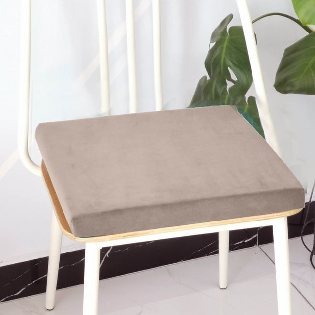 Sponge Cushion Velvet Solid Wood Window Seat Cushion Non-Slip Base Durable Tatami Padding