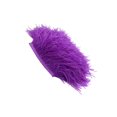 thumbnail image 1 of pitrice 1 Yard Frange de Plume d'Autruche Teinte Ruban d'Embellissement Violet, 1 of 8