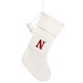 thumbnail image 2 of Knitted Hosiery Wool Hosiery Embroidered Letter Children's Candy Gift Bag Christmas Stocking Gift Bag, 2 of 4