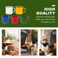 thumbnail image 4 of EIGTHTAIL 5 Pcs Tasses de Camping Tasse Émaillée Sensation de Main Confortable, 4 of 6