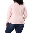 thumbnail image 3 of GRACE & GRANDEUR Veste en Denim Boutonnée pour Femme Grande Taille avec Poches, 3 of 6